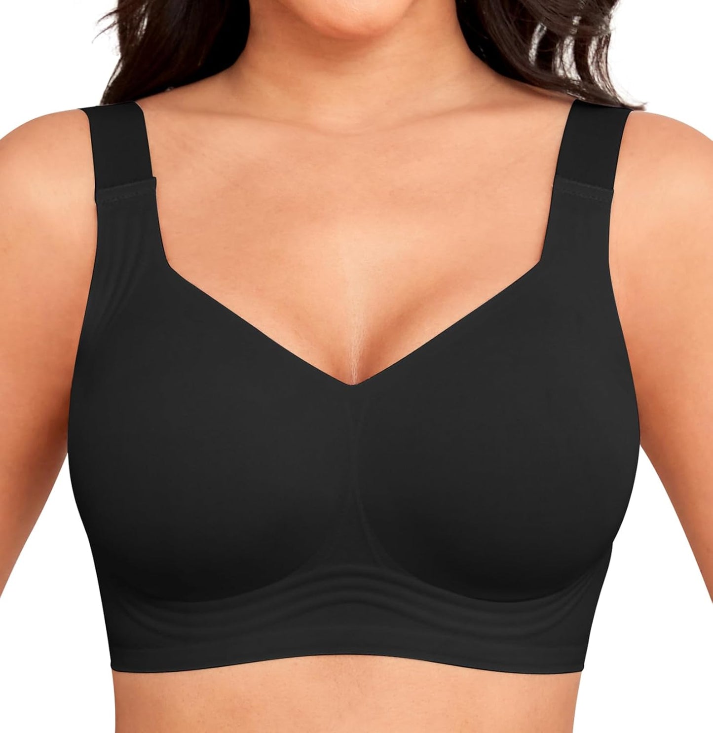 Xcutting Women Wirefree Bras for Women Full Coverage No Underwire Everyday Bras Comfortable Wireless Padded Bras