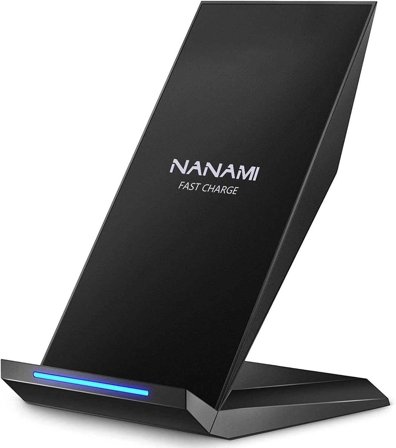NANAMI Wireless Charger - Fast Wireless Charging Stand Desktop Charger Dock for iPhone 17/17 Air/16/15/14/13/12, 10W Phone Charging Stand for Samsung Galaxy S26/S25/S24/S23/S22/S21/S20/10/9