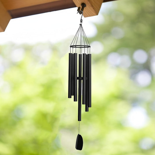 Wind Chimes for Outside Deep Tone, 47" Large WindChimes with 7 Tubes, 100% Rustproof Aluminum, Memorial Gift or Garden, Patio, Porch and Outdoor Décor