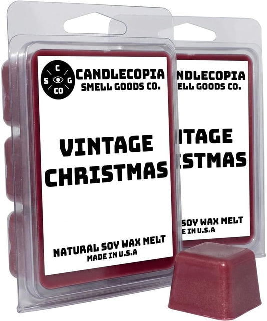 Vintage Christmas Scented Wax Melts, 2-Pack, 12 Cubes, 6.4 oz