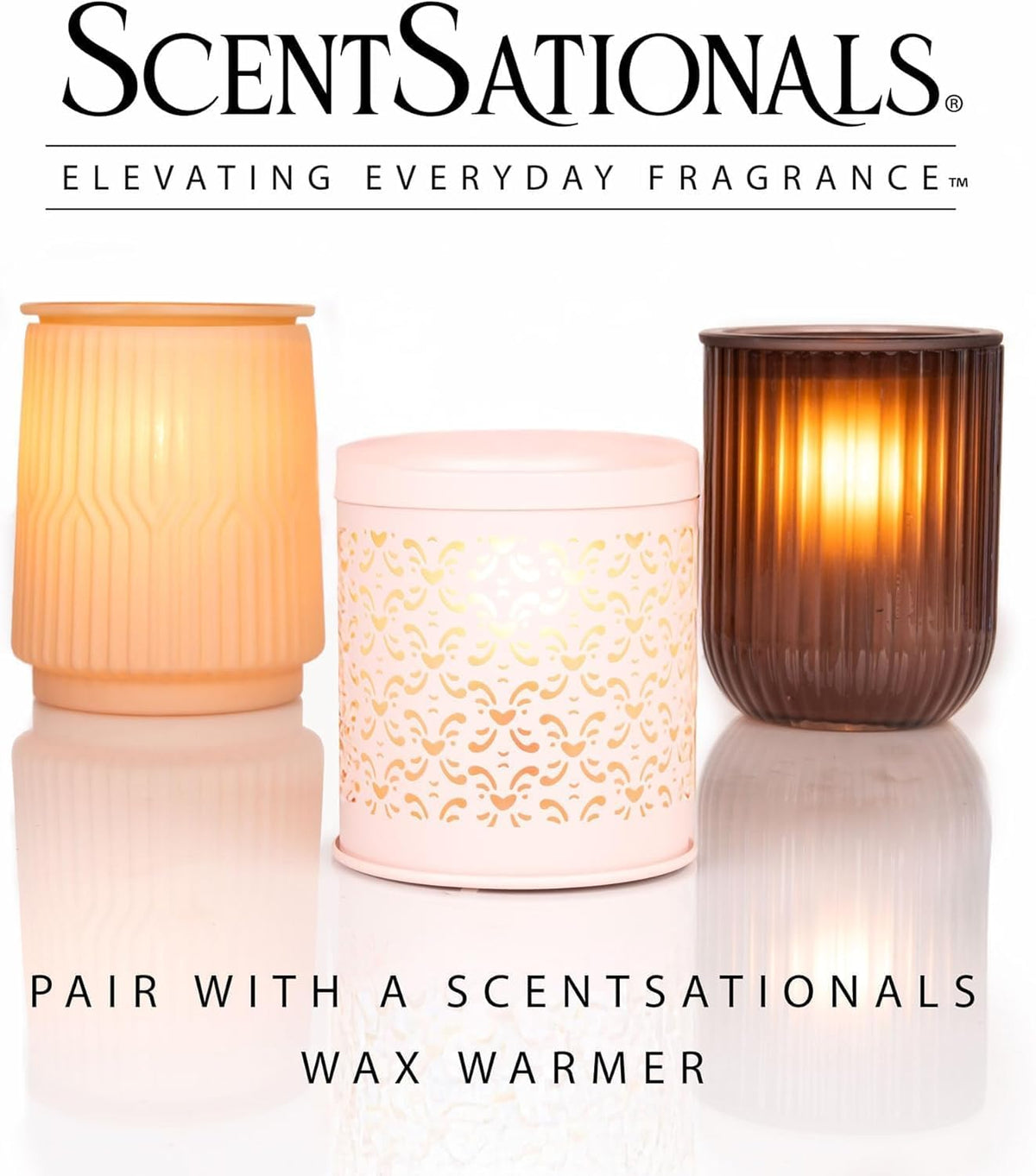 Scentsationals Tropical Escape, Peach Scented Wax Melts 10oz (24 Cubes)