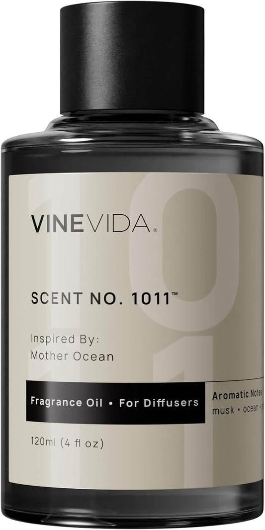 VINEVIDA (4oz) Hotel Fragrance Diffuser Oil - Hotel Scents Diffusers for Home - Cold Air Diffuser Oil - Hotel Scent Essential Oil - Scent No.1011 Inspired by Mother Ocean
