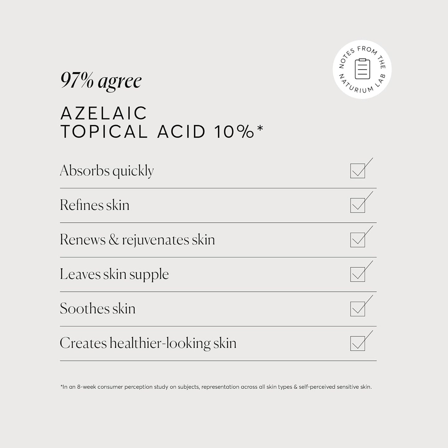 Naturium Azelaic Topical Acid 10%, Face & Skin Care Beauty Treatment with Niacinamide & Vitamin C, 1 oz