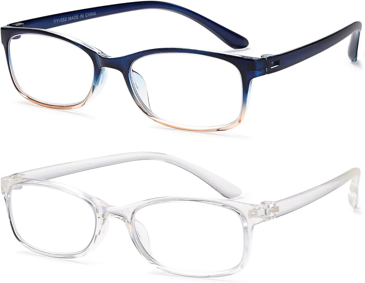 EYEURL Reading Glasses for Men Women Blue Light Blocking Readers 1.00