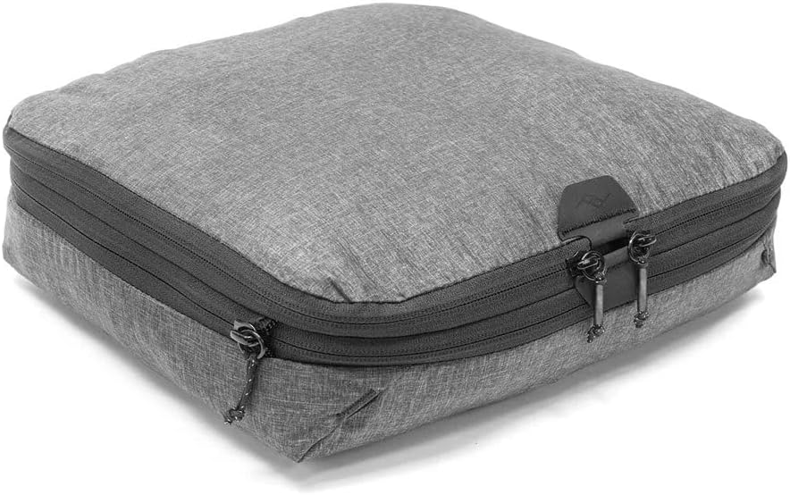 Peak Design Packing Cube, Ocean, Weatherproof Luggage Cube with Dual Compartment Organization, Expansion and Compression, Zipper Opening, Travel Organizer for Men and Women, Size M