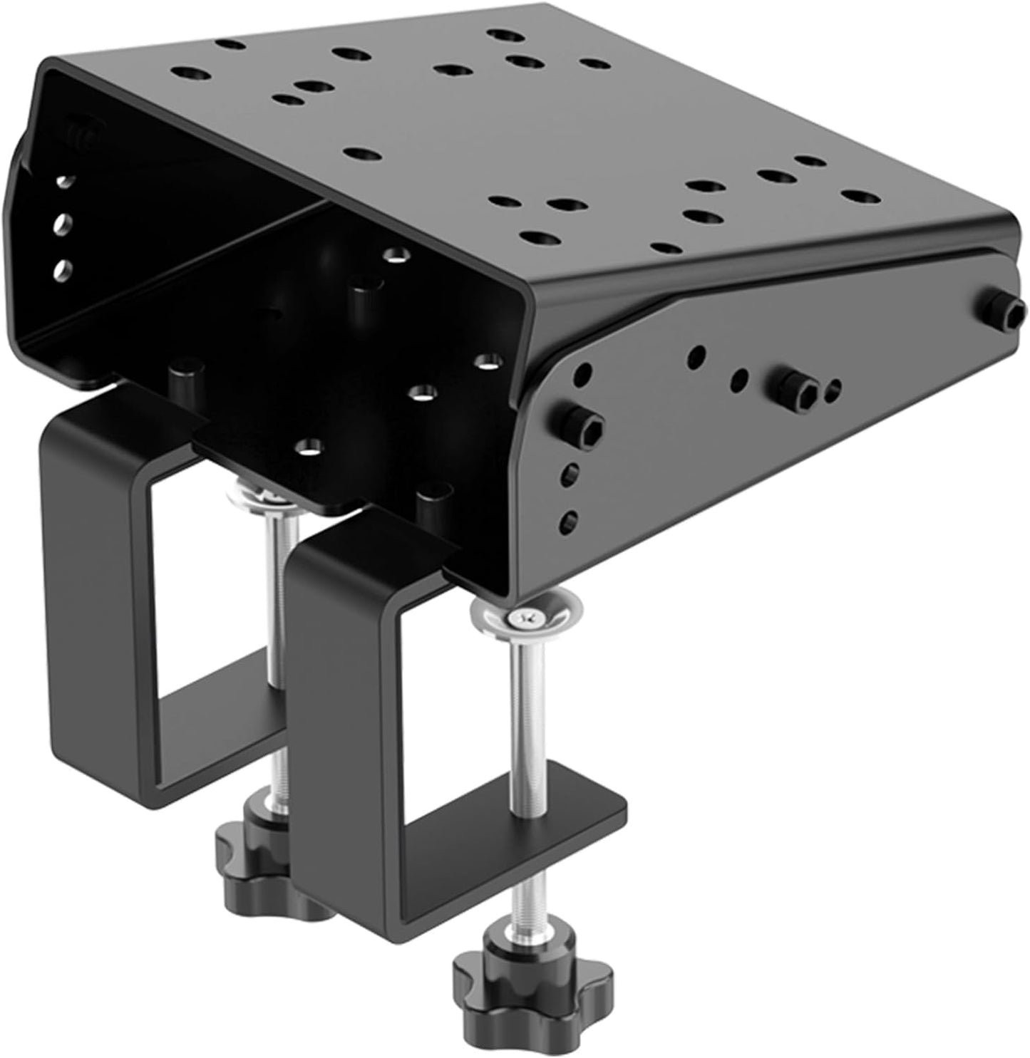 PXN Z9 Sim Racing Wheel Desk Clamp, Rigid Aluminum Racing Wheel Mount with 4-Angle Adjustment for Desk-Based Sim Racing Setups