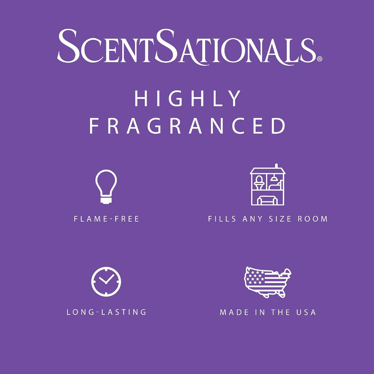 Scentsationals Grape Candy Scented Wax Melts 10oz (24 Cubes)