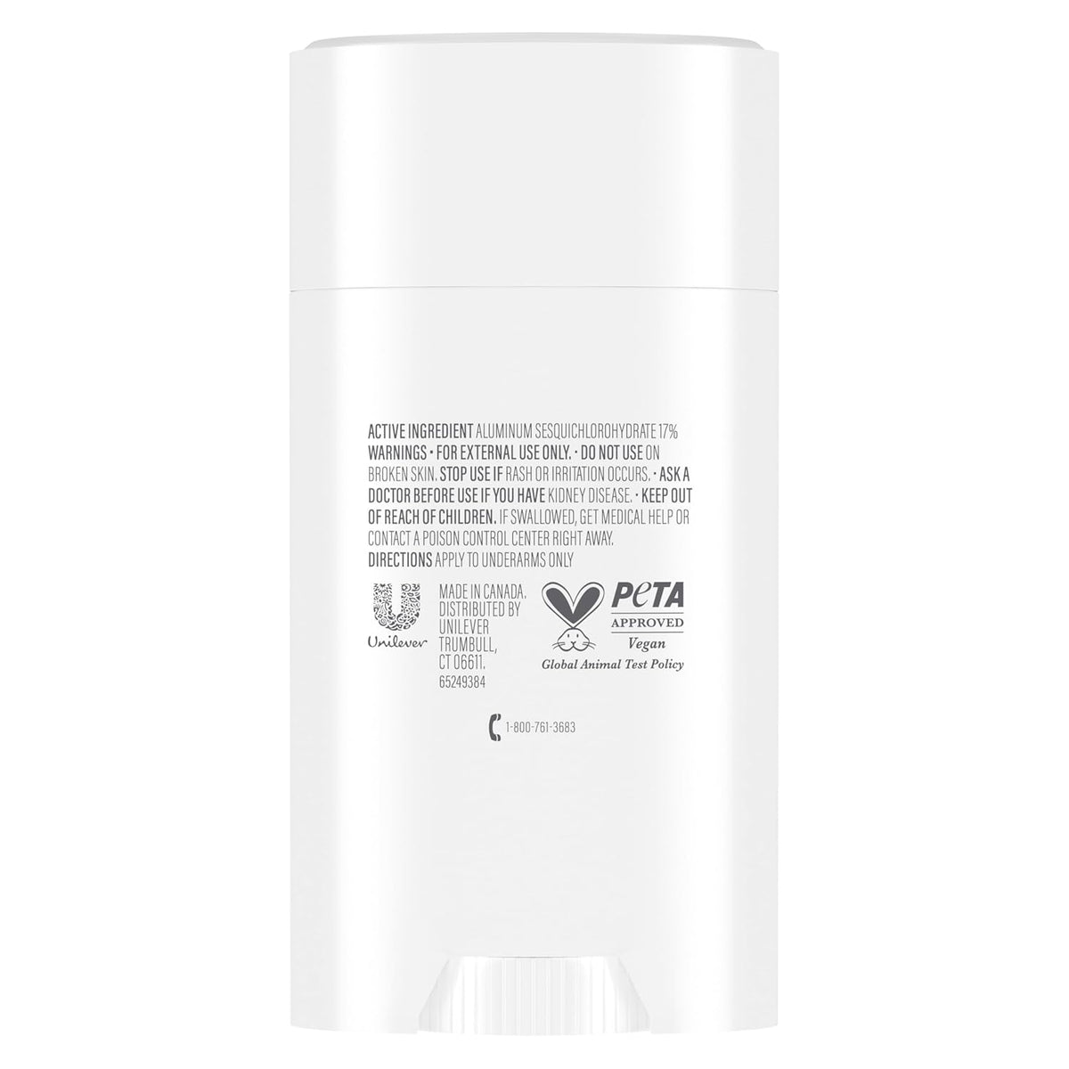 Dove Clinical + Care Antiperspirant Deodorant Invisible Solid Stick for Women Original Clean with Nourishing Serum 2.6 oz