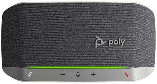 POLY - Sync 20+ USB-A Personal Bluetooth Smart Speakerphone (Plantronics) - Connect to Smartphones via Bluetooth-PC/Mac via - BT600 Dongle -Works with Teams (Certified), Zoom & More,Black