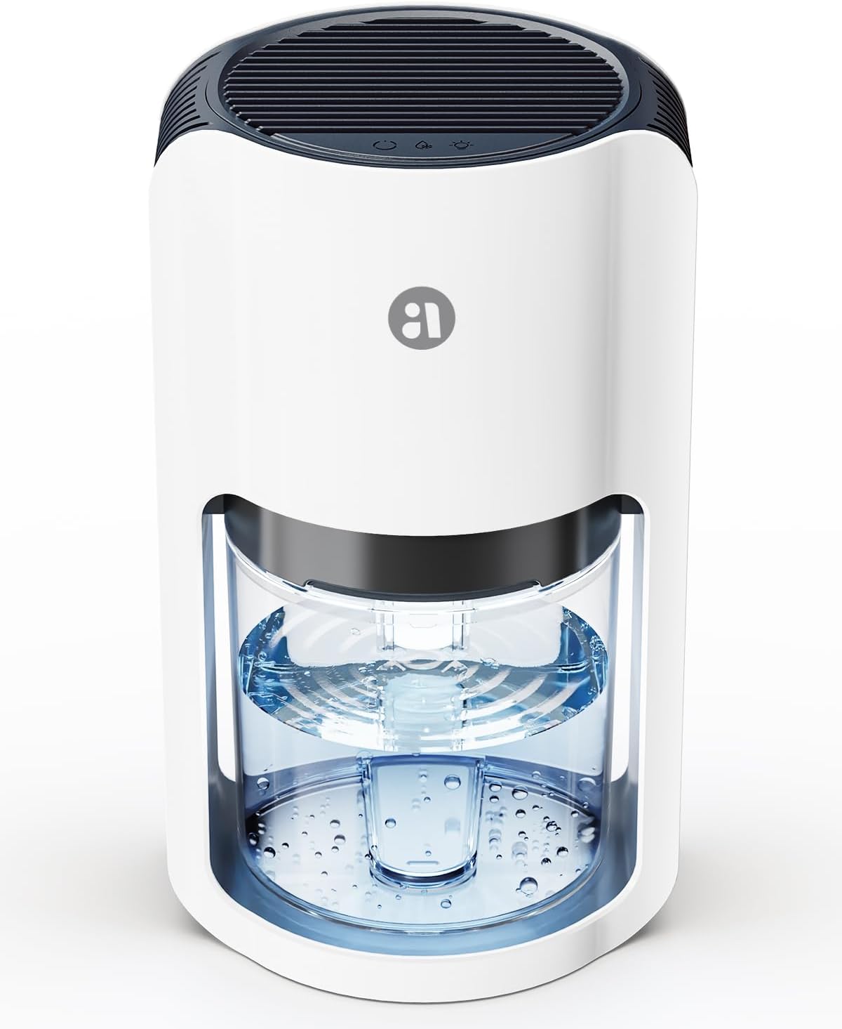 Small Dehumidifier for Bedroom, 42oz Dehumidifier with Auto Shut Off, Quiet Portable Dehumidifier for Bathroom, Closet, RV, 7 Color Night Light