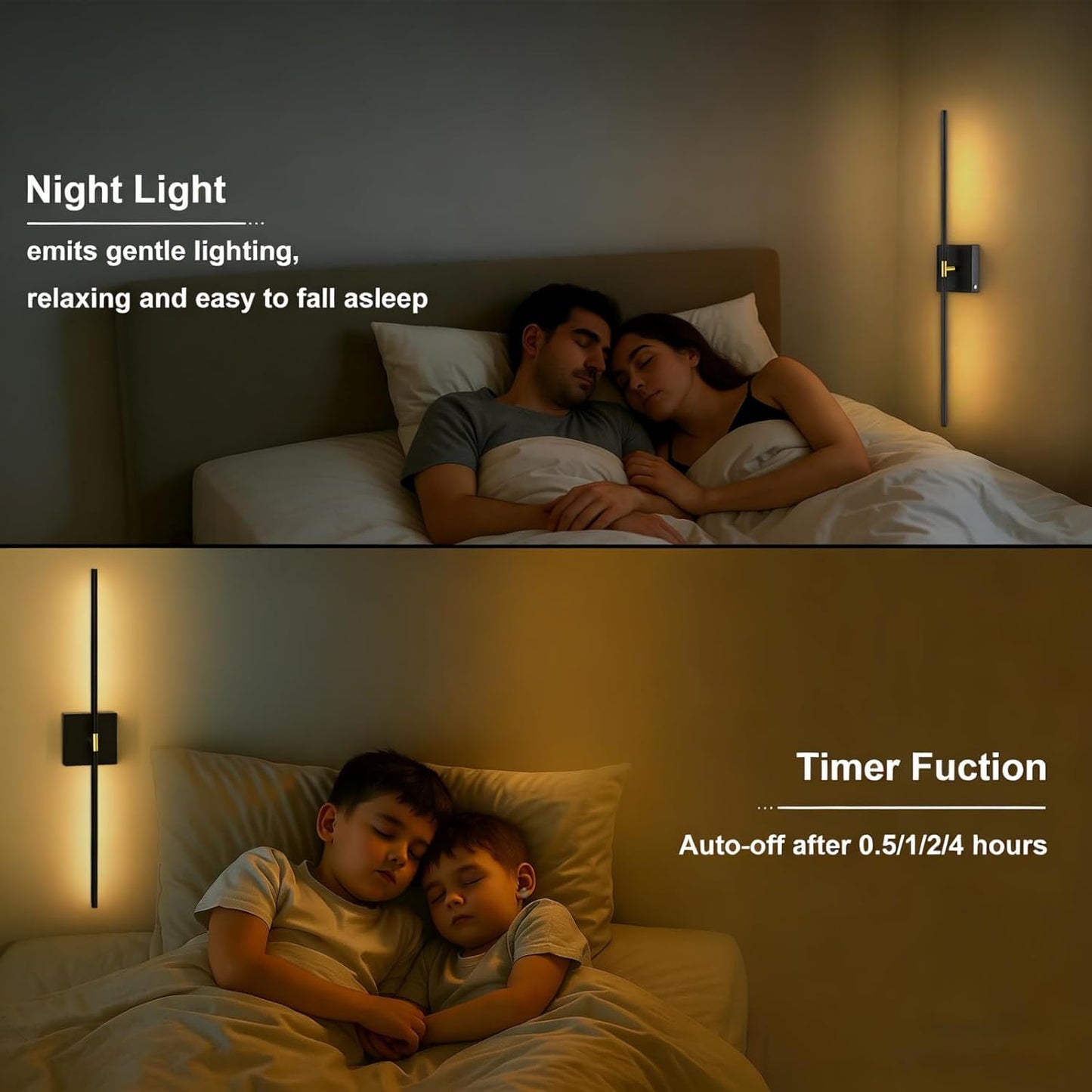 iThird Battery Operated Wall Sconces Set of 2: 10000mAh Rechargeable Wireless Wall Lights, 360° Rotatable Magnetic Wall Lamp, 4CCT Dimmable LED Wall Lighting for Bedroom Living Room Hallway, 31.7in