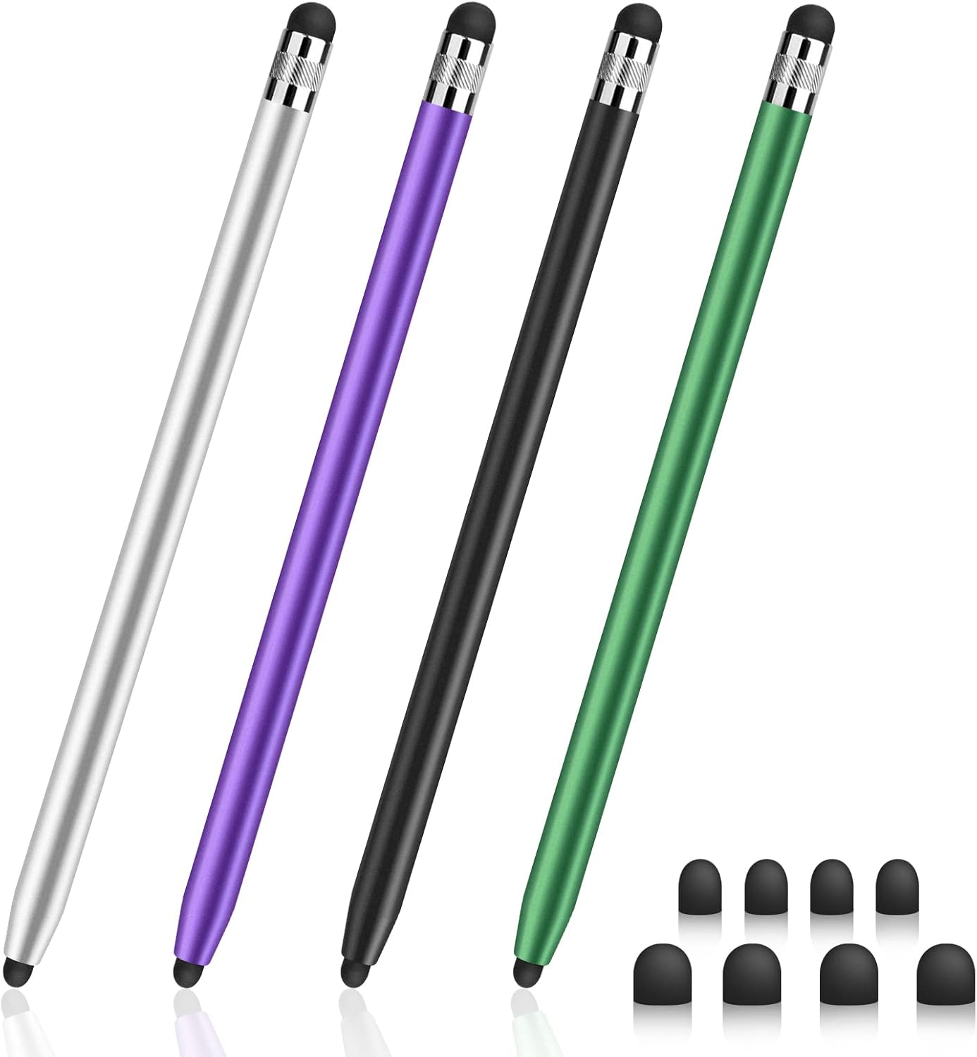 Stylus for Touch Screens, Digiroot 4-Pack Stylus Pens High Sensitivity & Precision Capacitive Stylus for iPhone/iPad Pro/Tablets/Samsung/Galaxy/PC