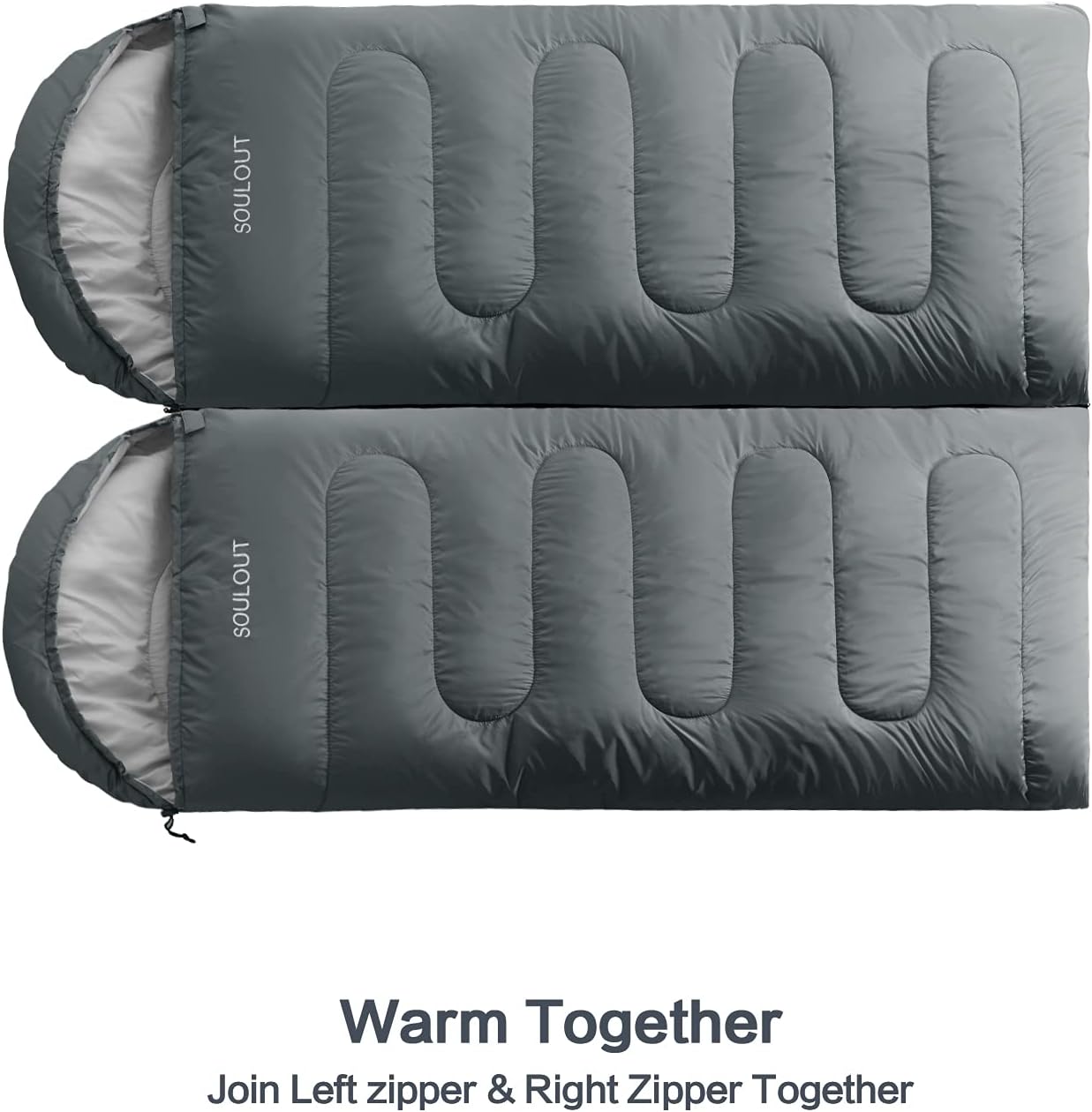 3-4 Season Sleeping Bag for Adults & Kids, Lightweight Warm Cold Weather Camping Bag with Waterproof Compression Sack – Portable for Hiking, Backpacking, Traveling & Outdoor Adventures