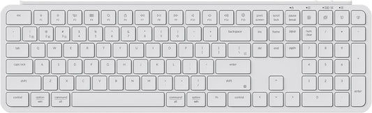 Keychron B6 Pro Ultra-Slim Full-Size Wireless Keyboard - Ivory White