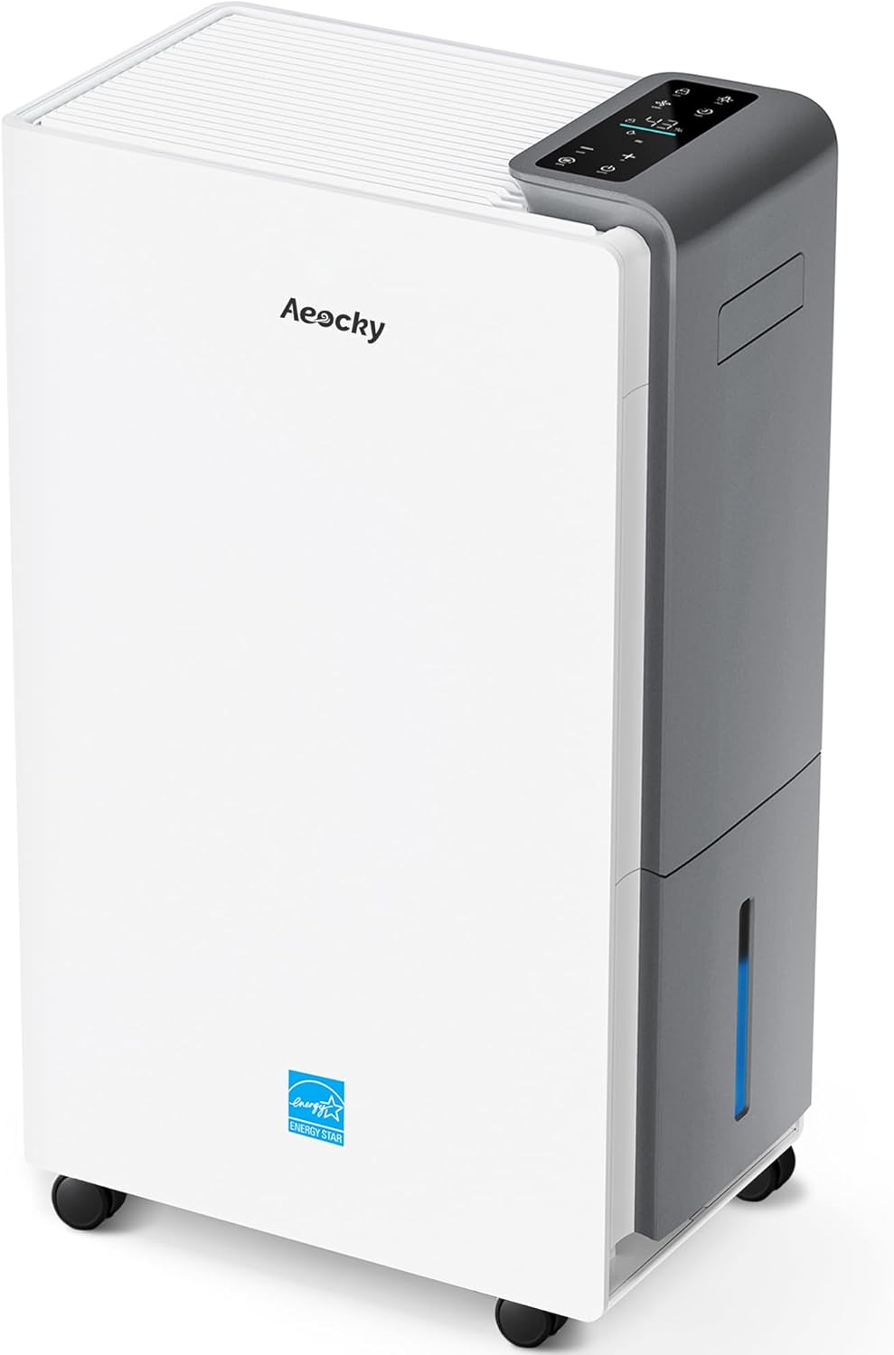 AEOCKY 4500 Sq.Ft Energy Star Most Efficient 2025 Dehumidifier, Max 80 Pint/Day Smart Compressor Dehumidifier with Drain Hose, Intelligent Humidistat,for Basement,Bedroom,Home,Bathroom