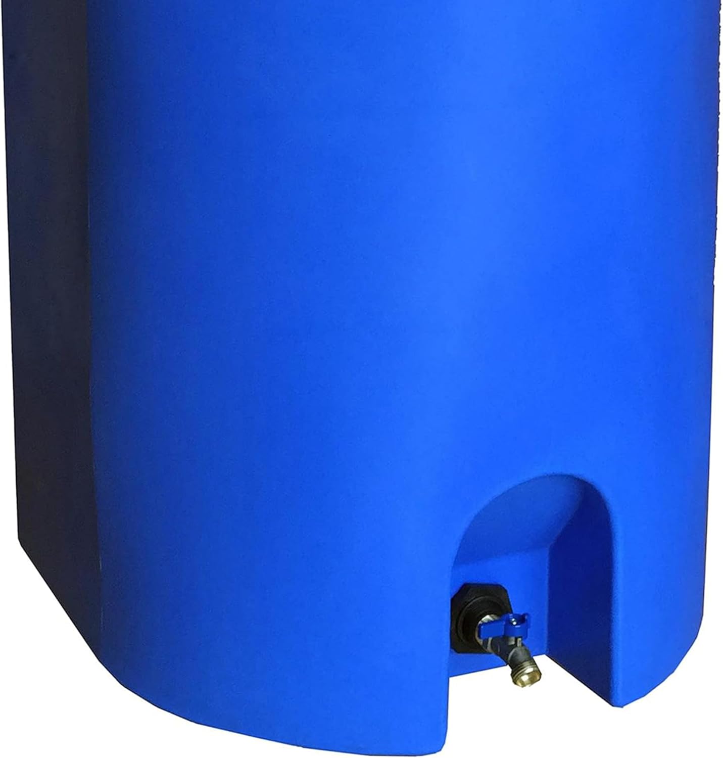 WaterPrepared Stackable Plastic Drinking Water Storage Tank with Spigots, 55 Gallon, Blue - Portable Emergency Hydration Container for Survival or Disaster Preparedness