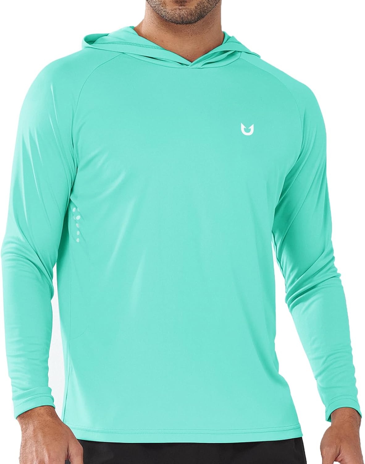 NORTHYARD Men's UPF 50+ Rash Guard Hoodie Long Sleeve Sun Protection Shirt Fishing Swim Beach Hiking Quick Dry Lightweight