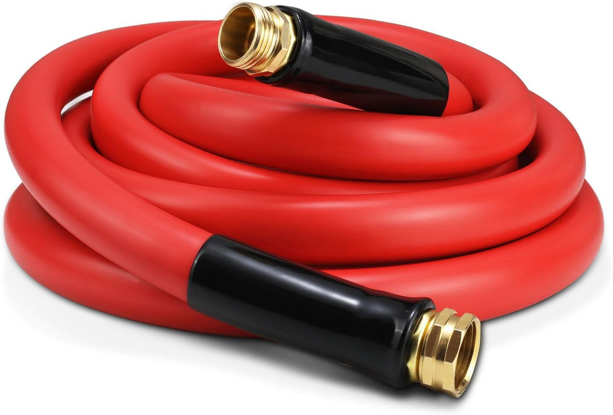 Garden Hose 10ft x 5/8” Hot/Cold Water Hose, -50°F to 190°F, Red