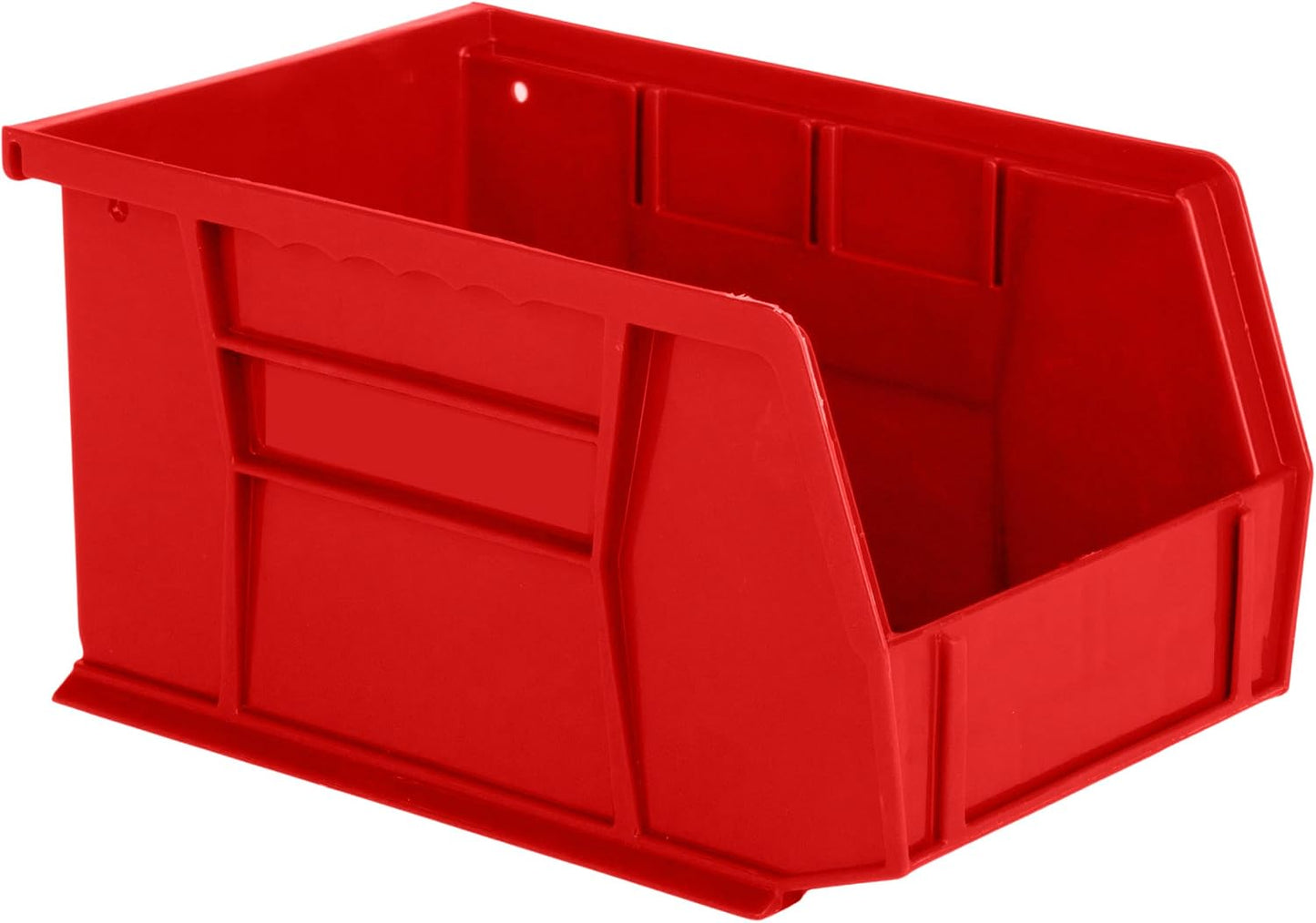 HE HUDSON EXCHANGE 9.5" x 6" x 5" (6 Pack) Plastic Stackable Storage Bin, Red