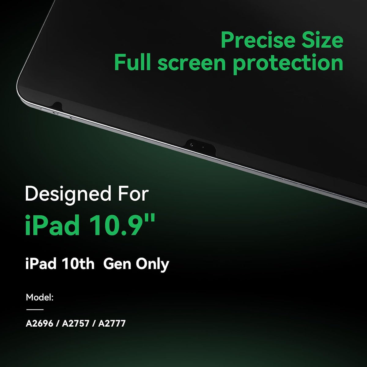 Magnetic Privacy Screen Protector Compatible with iPad A16 (10/11th Generation) 10.9 /11Inch 2022/2025 , Anti Glare Shield Anti Blue Light Filter, Bubble-Free Film Easy Install Black Security Guard