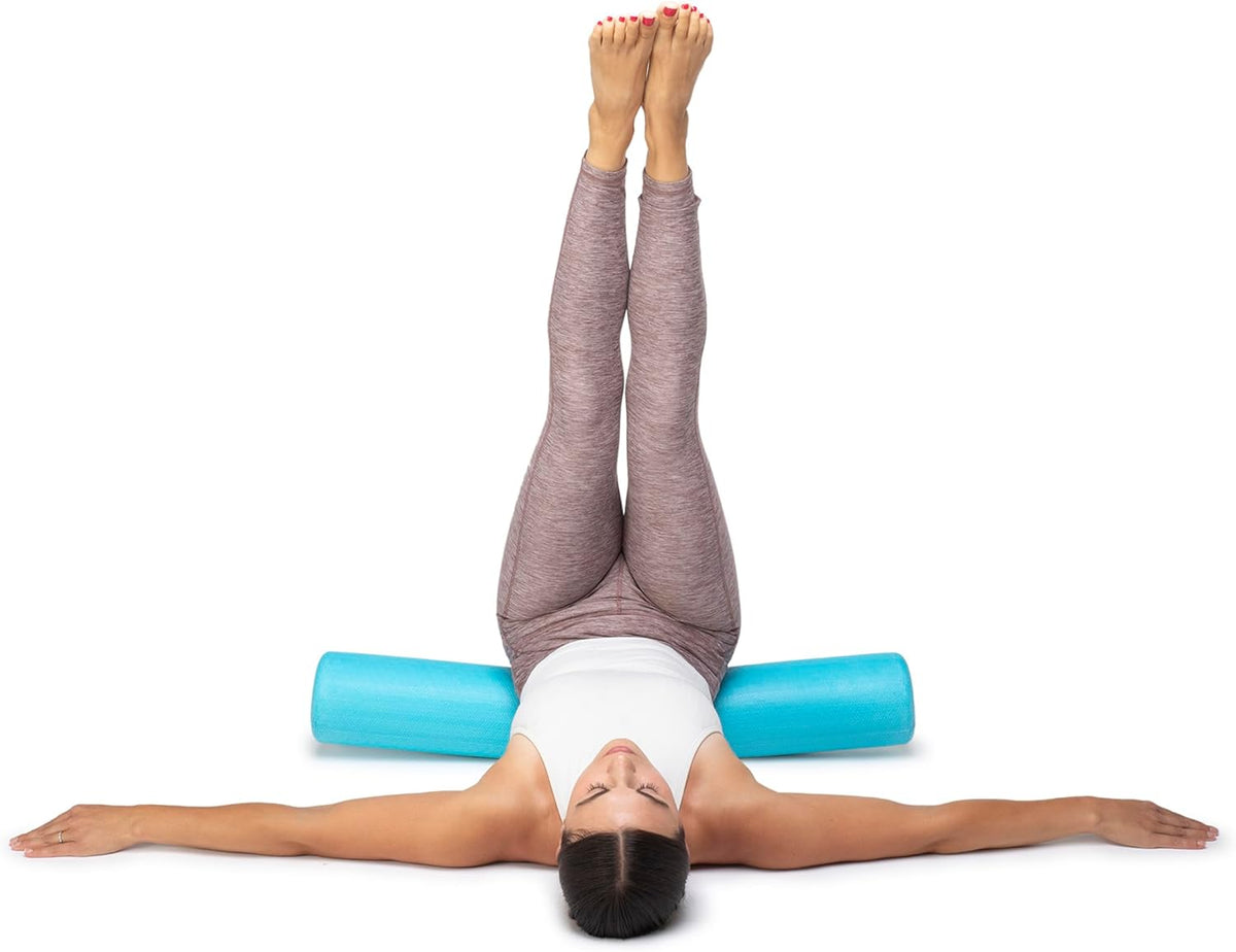OPTP PRO-Roller Super Soft Density Foam Roller – Round, Light Blue, 36"x 6"