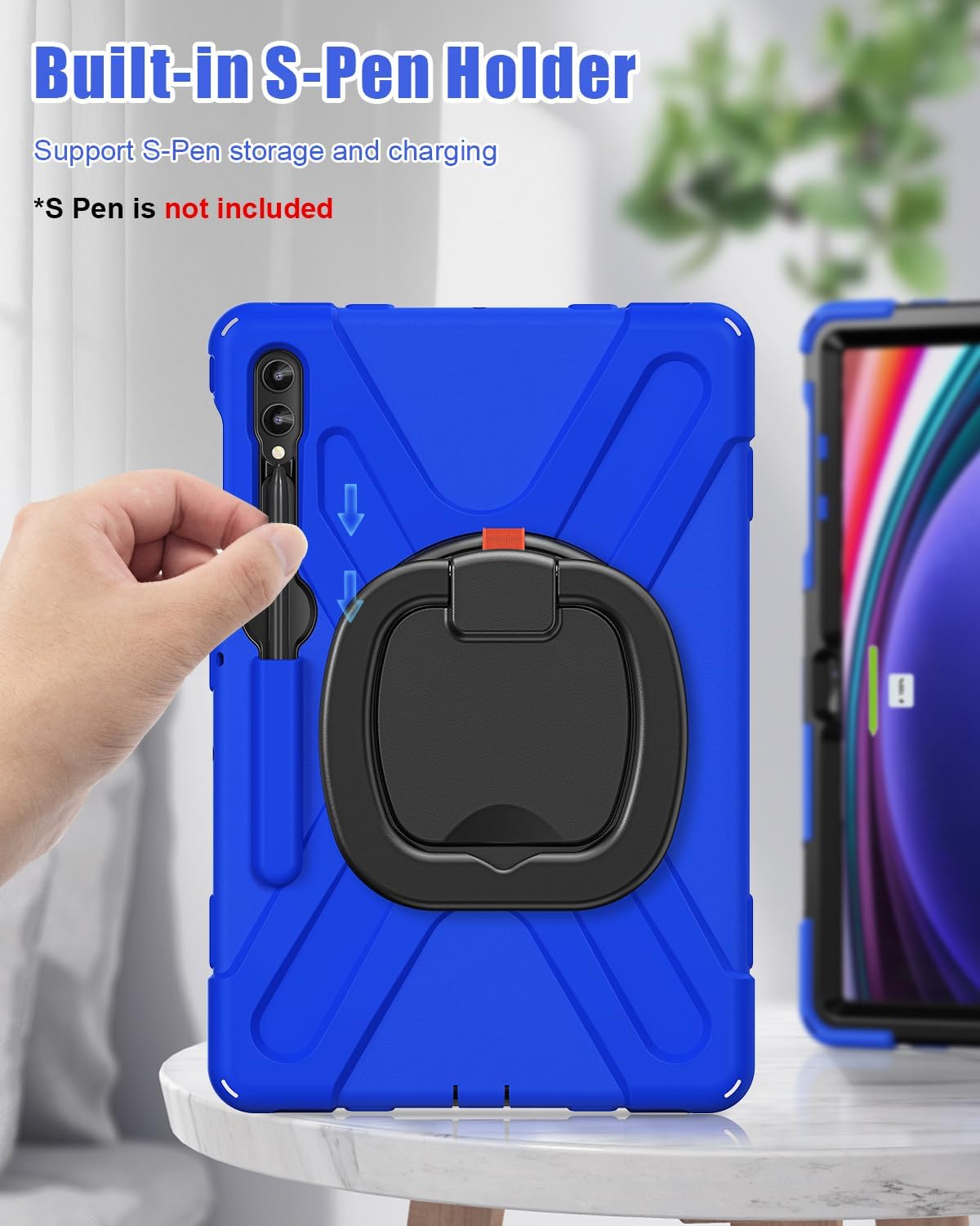 BRAECN Case for Samsung Galaxy Tab S10+ Plus/S9 FE+/S9+/S8+/S7 FE/S7+ 12.4"