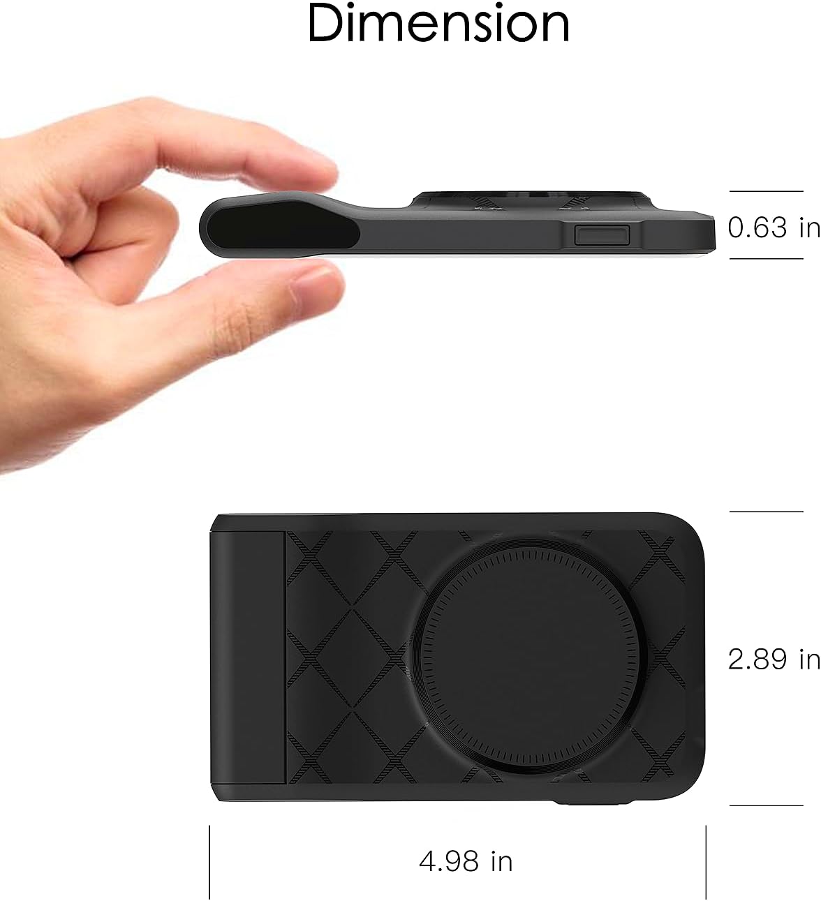 3 in 1 Charging Station for Multiple Devices,Travel Wireless Charging Station, Foldable Charger for iPhone 17 Air 16 15 14 13 12 Series,& Android Phone,& iWatch (USB-C Adapter Included)