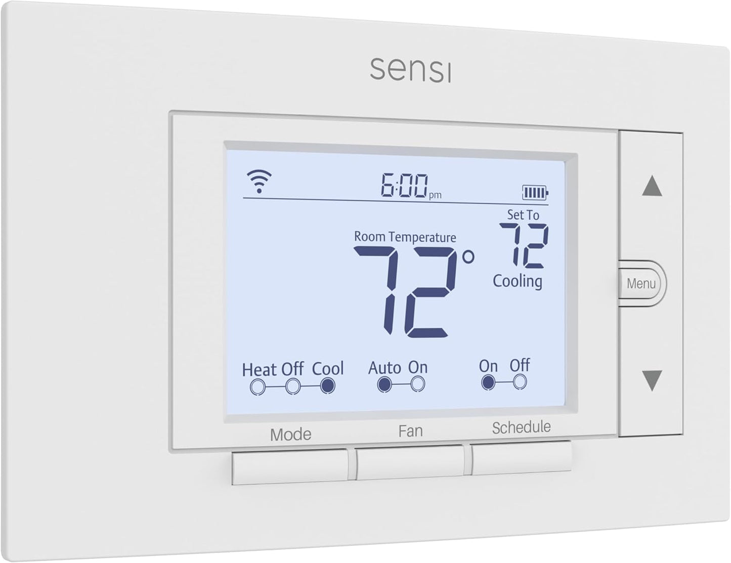 Emerson Sensi Wi-Fi Smart Thermostat for Smart Home, DIY, Works With Alexa, Energy Star Certified, ST55