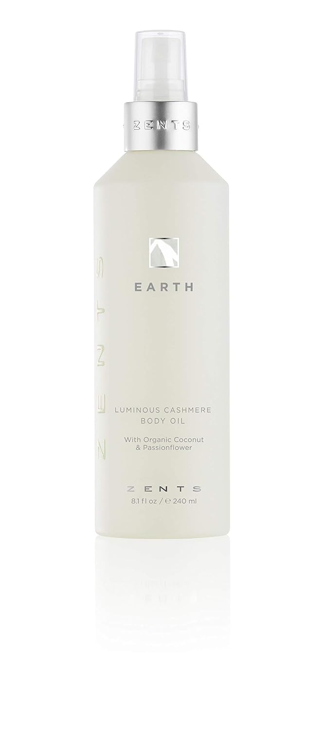 Zents Luminous Cashmere Body Oil (Water Fragrance) 8 fl oz
