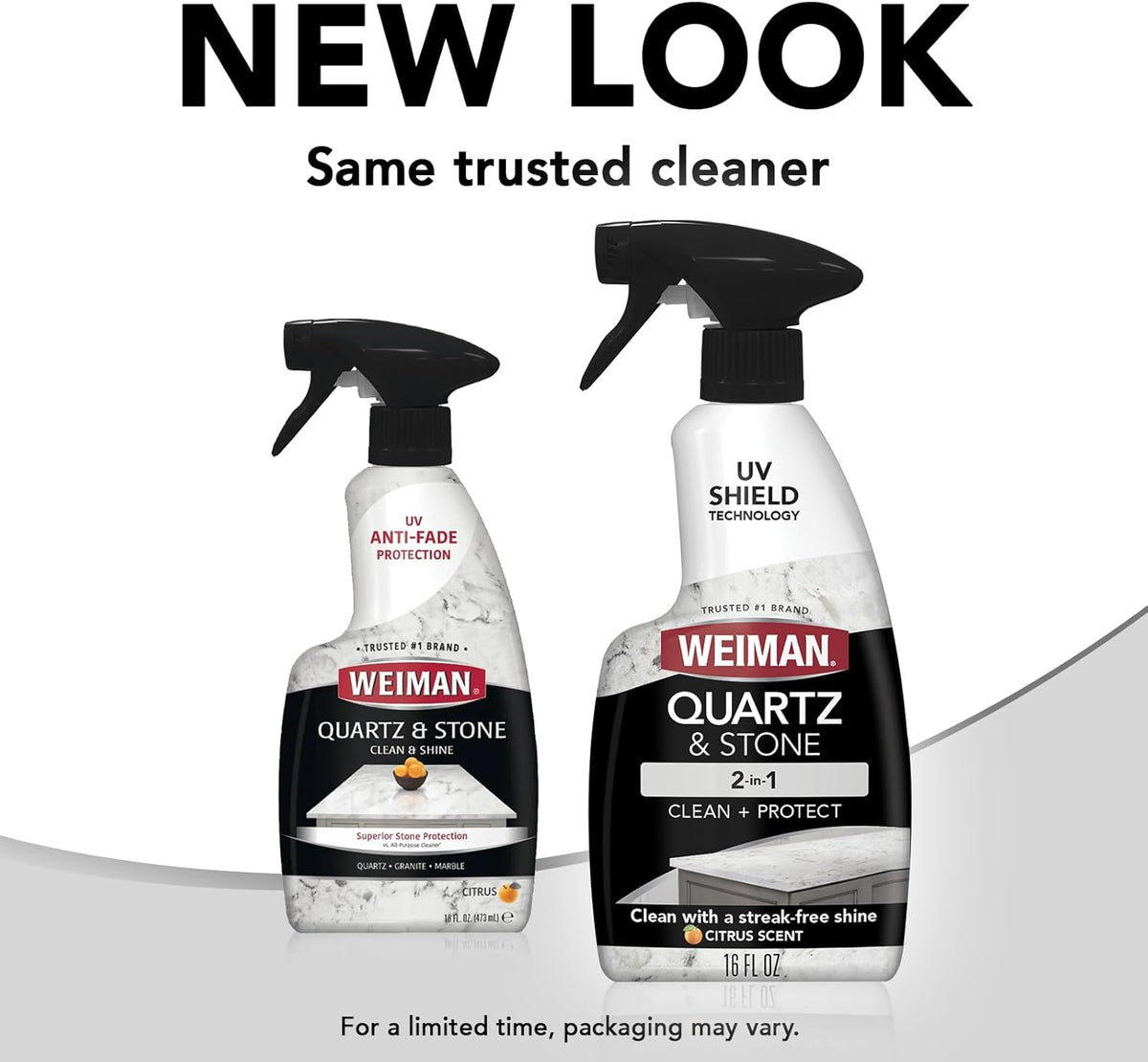 Weiman Quartz Countertop Cleaner and Polish (2 Pack w/Micro Towel) Clean and Shine Your Quartz Countertops Islands and Stone Surfaces with Ultra Violet Protection