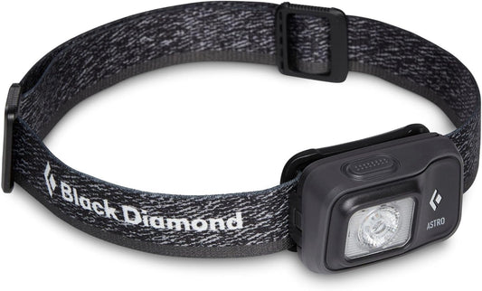 BLACK DIAMOND Astro 300 Headlamp | 300 Lumens Brightness | 3X AAA Battery Operated (Included) | Compact & Lightweight | Graphite
