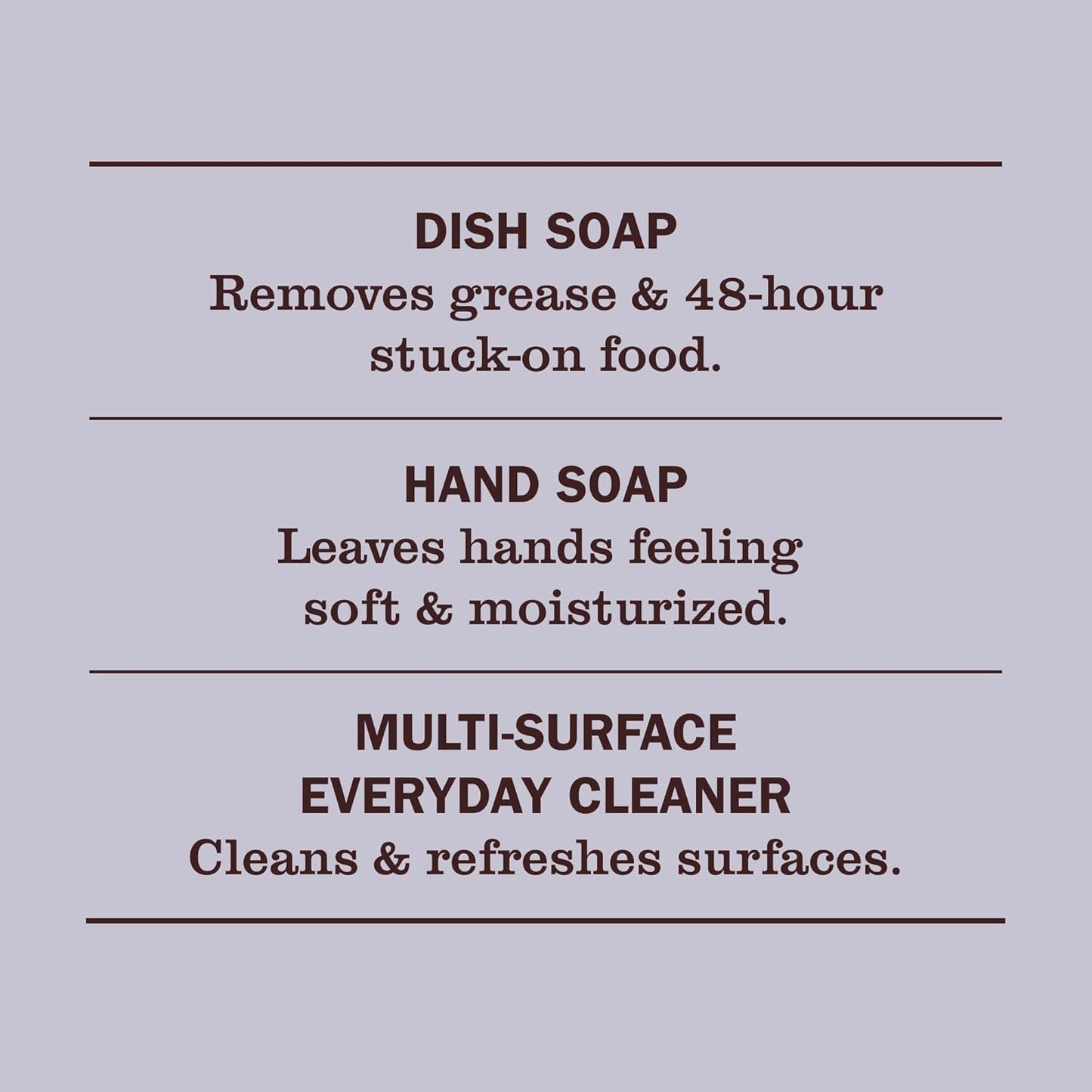 Mrs. MEYER'S CLEAN DAY Kitchen Basics Set, Rose Scent Cleaning Supplies includes Hand Soap (12.5 Fl Oz), Dish Soap (16 Fl Oz) and Multi-Surface Cleaner (16 Fl Oz)