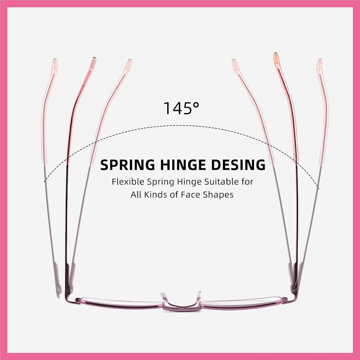 3 Pack Slim Pocket Reading Glasses for Men Women Blue Light Blocking Compact Readers Spring Hinge Metal Frame