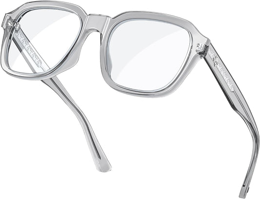 VISOONE Oversized Cute Chunky Square Computer Glasses for Women Men BENNETT