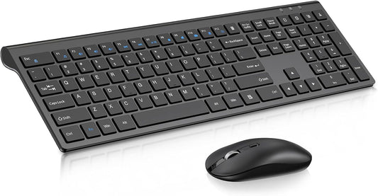 cimetech Full Size Wireless Keyboard and Mouse Combo - Grey