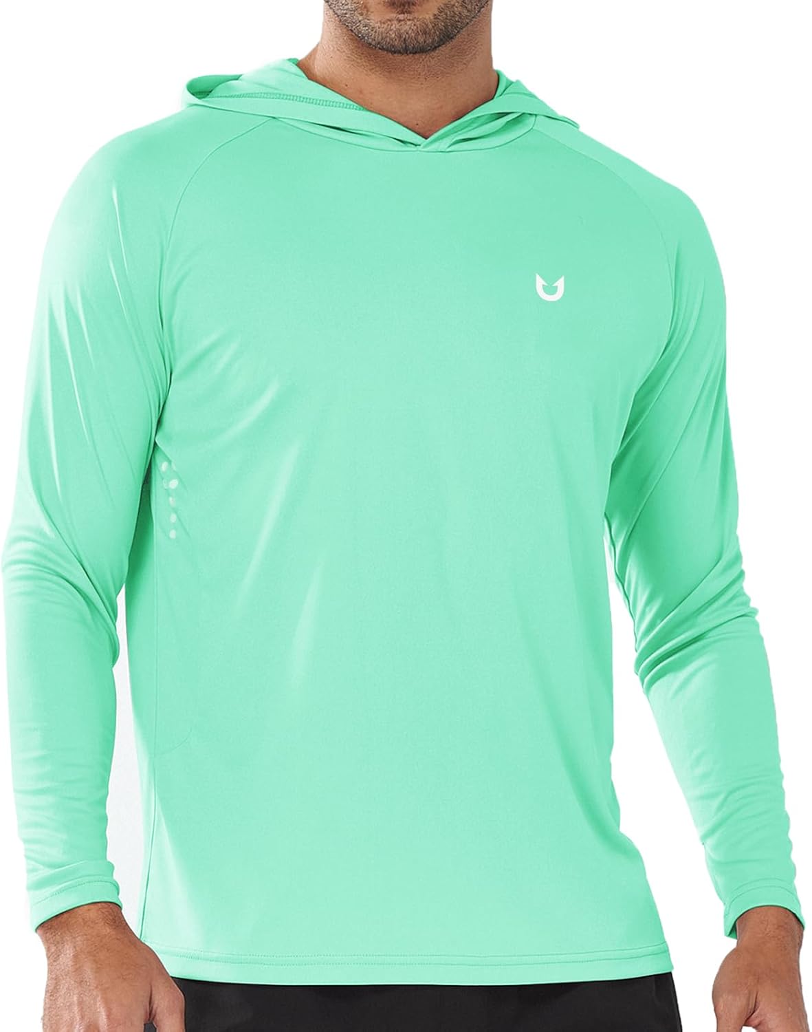NORTHYARD Men's UPF 50+ Rash Guard Hoodie Long Sleeve Sun Protection Shirt Fishing Swim Beach Hiking Quick Dry Lightweight