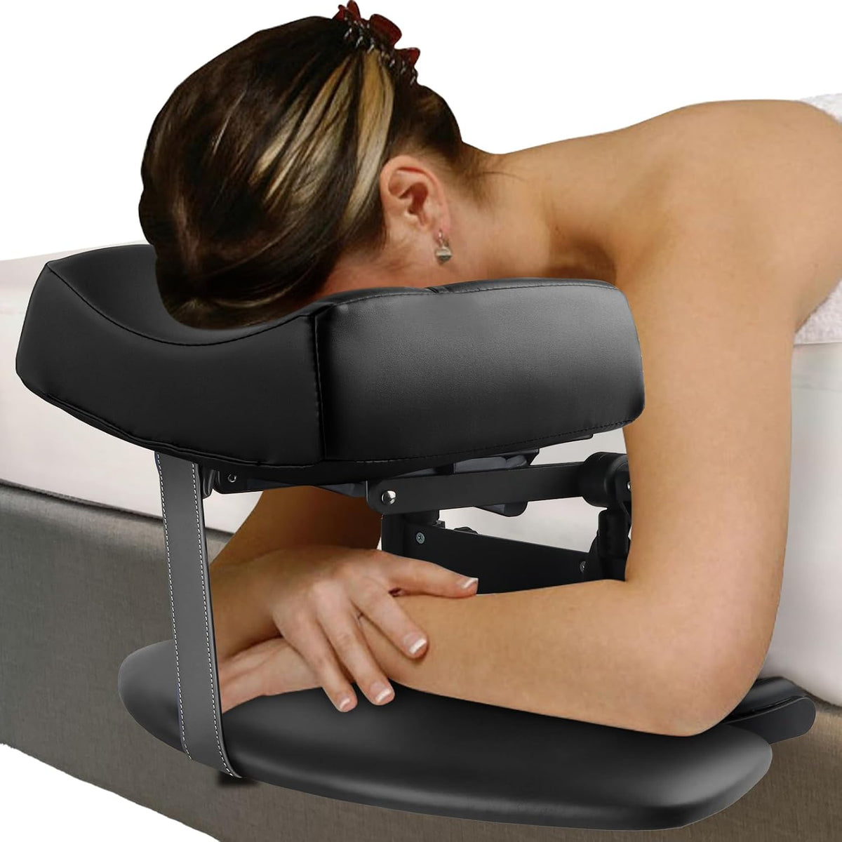 TOROKOM Adjustable Headrest Massage Kit, Face Pillow Cradle