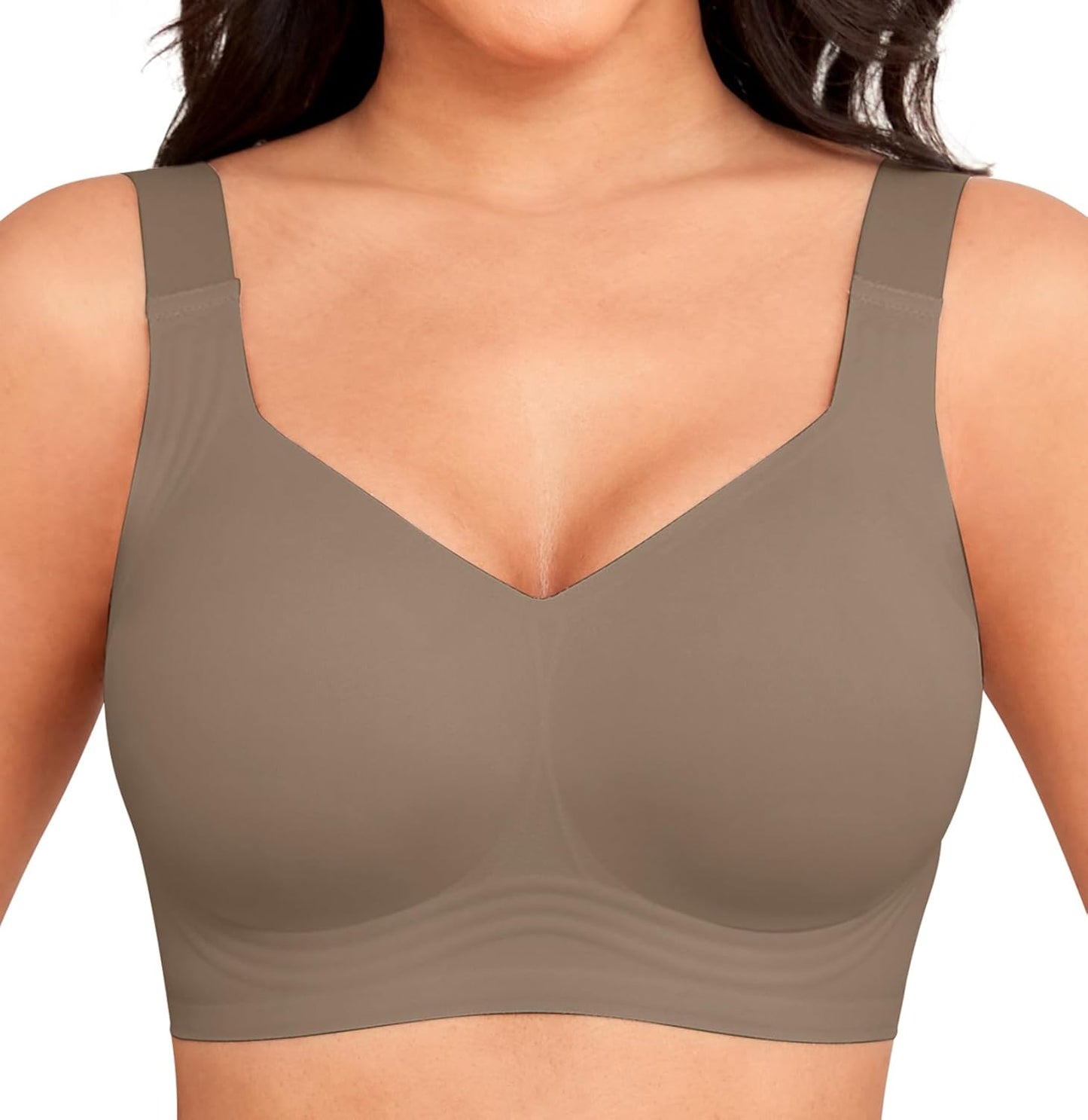 Xcutting Women Wirefree Bras for Women Full Coverage No Underwire Everyday Bras Comfortable Wireless Padded Bras