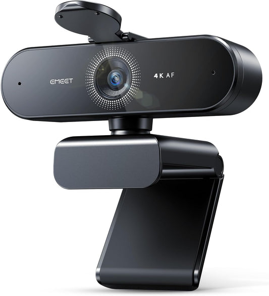 EMEET NOVA 4K Webcam for PC, Ultra 4K HD, PDAF Autofocus, Dual Omni Mics