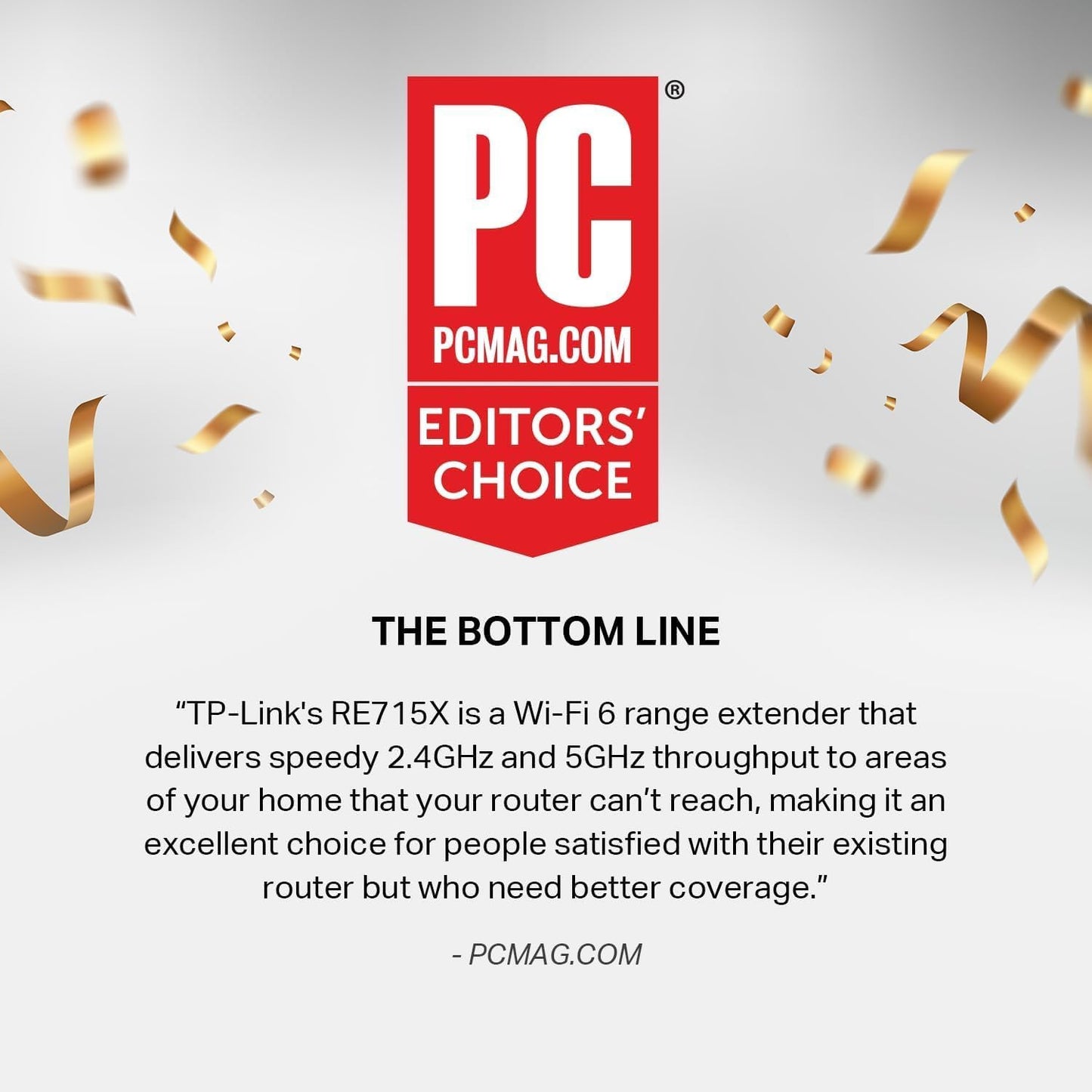TP-Link AX3000 WiFi 6 Range Extender | PCMag Editor's Choice | Dual-Band Wireless Repeater w/Ethernet Port | Up to 2400 Sq. Ft., 64 Devices | Internet Signal Booster | APP Setup | EasyMesh (RE715X)