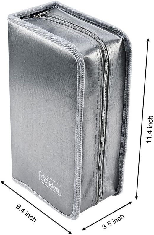 CCidea CD Case DVD Storage Holder, 128 Capacity DVD Cases Organizer CD Plastic Protective Carrying Binder,Portable Cd Wallet for Home Travel (Gray)