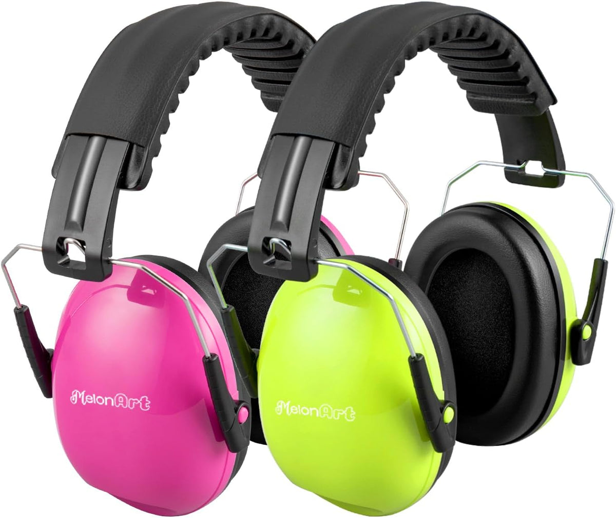 MelonArt Noise Cancelling Headphones for Kids Toddler Ear Protection 2 Pack