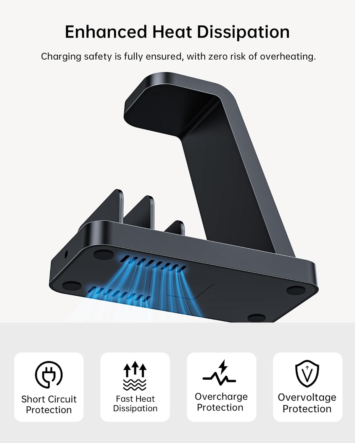 Wireless Charger for Samsung, 5 in 1 Fast Charging Station for Samsung Galaxy Watch 8 7 6 5 4 Galaxy Buds, Charger Dock Stand for S26 Ultra S25 S24-Multi-Device Charger for Samsung Phone Watch Earbuds