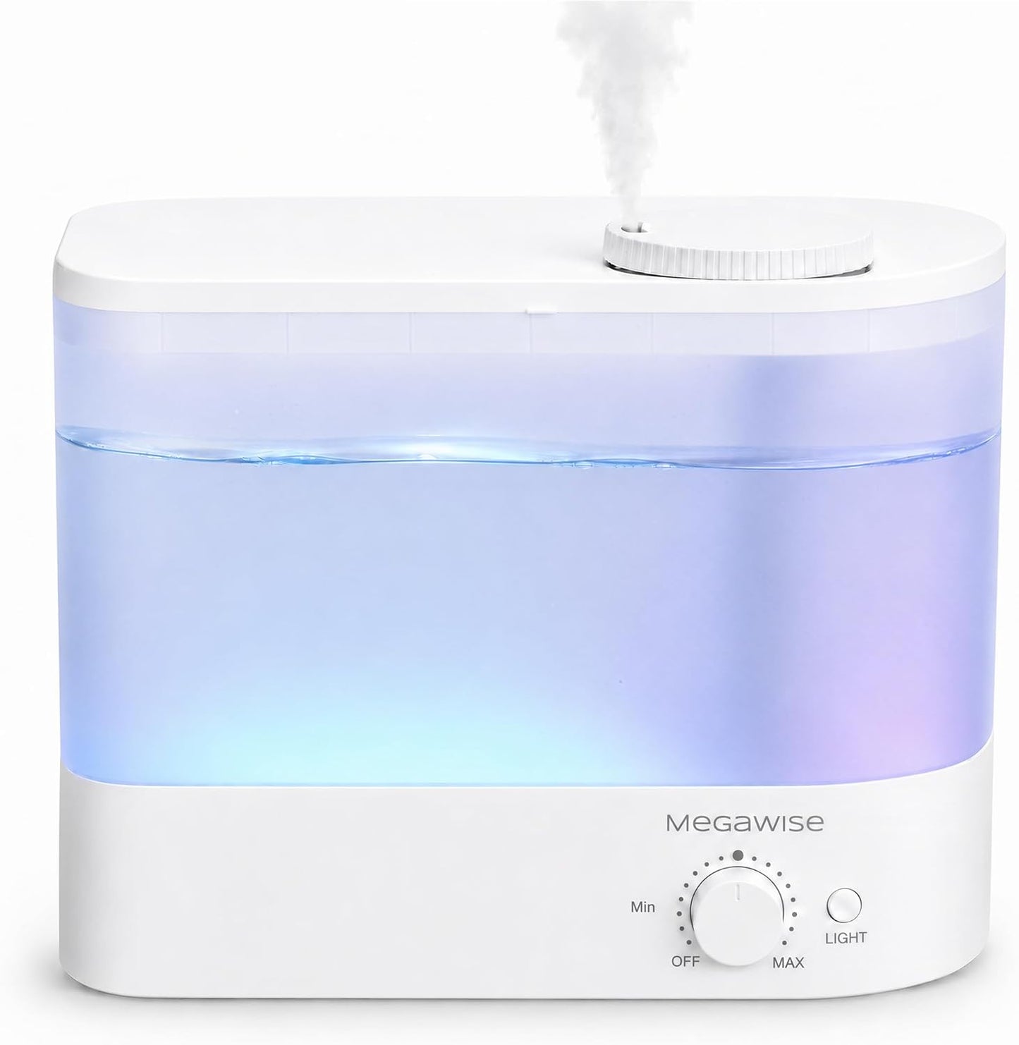 MegaWise Ultrasonic Cool Mist Humidifier SK7620 - 1.5L Capacity, Whisper-Quiet Operation, Adjustable Mist Output, Auto Shut-Off - Ideal for Home, Office, Baby Room, and Bedroom