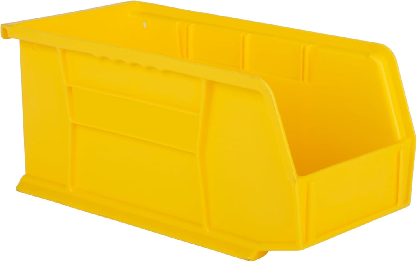 HE HUDSON EXCHANGE 11" x 5.5" x 5" Plastic Stackable Storage Bin, Yellow