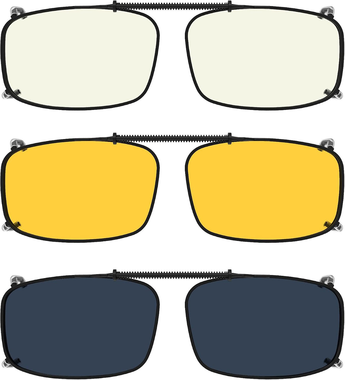 Eyekepper Clip on Sunglasses Over Eyeglasses for Men, 54 * 34MM