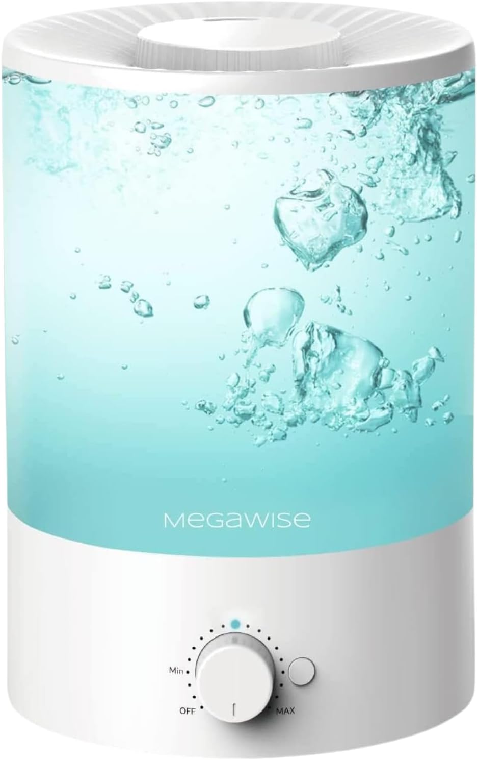 MegaWise Ultrasonic Cool Mist Humidifier SK7620 - 1.5L Capacity, Whisper-Quiet Operation, Adjustable Mist Output, Auto Shut-Off - Ideal for Home, Office, Baby Room, and Bedroom