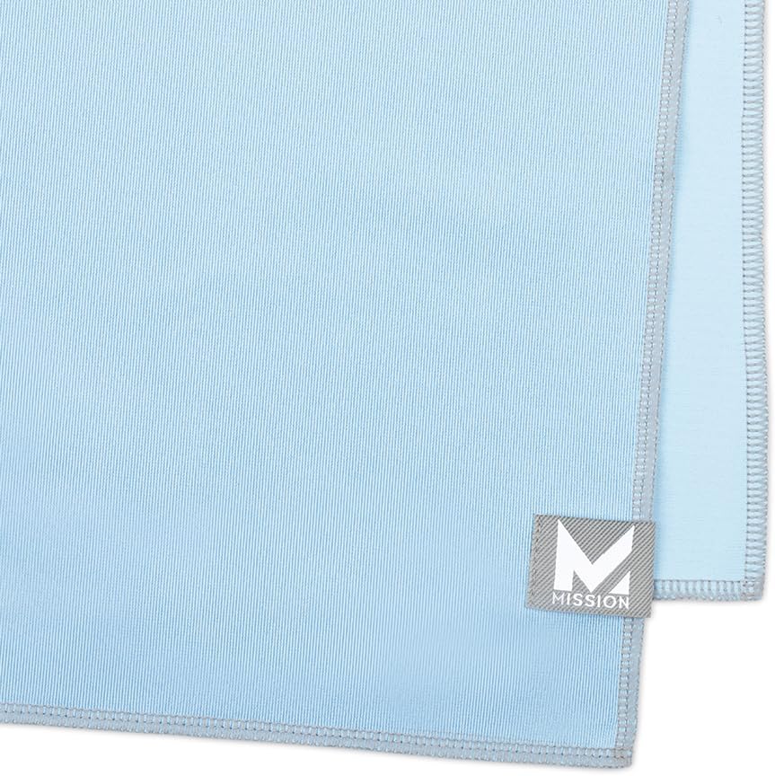 MISSION Max Plus Cooling Towel- Soft, Durable Microfiber - Cools Up to 3 Hours - UPF 50 Sun Protection - Machine Washable