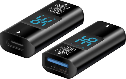 YACSEJAO 2 Pcs 10Gbps USB C to USB A Adapter