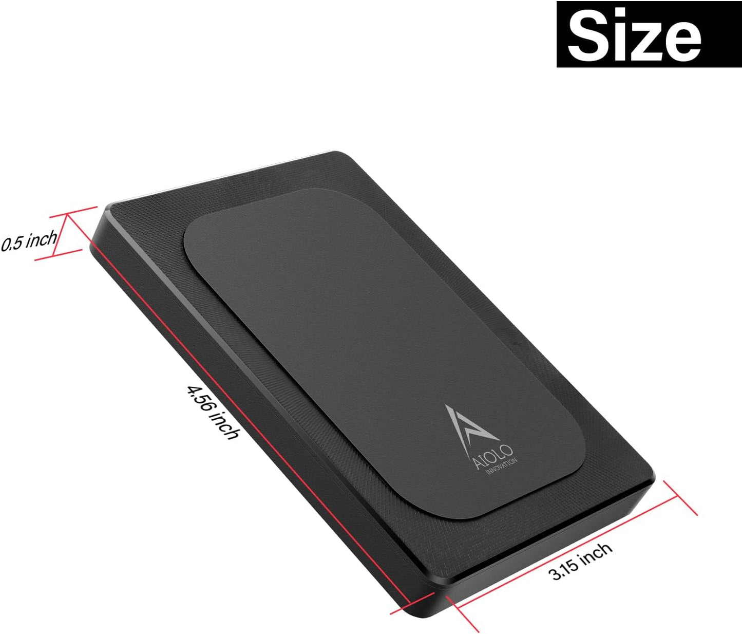 Aiolo Innovation 500GB External Hard Drive Ultra Slim Portable HDD-USB 3.0 for PC, Mac, Laptop, PS4, Xbox one,Xbox 360 HD-A4